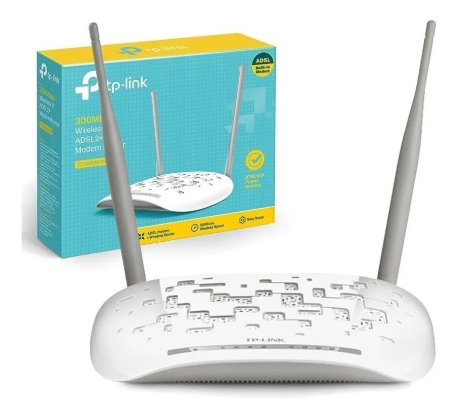 modem-router-tp-link-300mbps-8961-nuevo-D_NQ_NP_752888-MLV41990883414_052020-F مودم روتر ADSL2 Plus بیسیم TP-Link N300 مدل TD-W8961N_V1 - Image 1