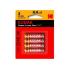 باتری قلمی کداک مدل Super Heavy Duty ZINC بسته 4 عددی - Image 2