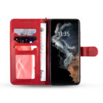 کیف گوشی مگنتی طرح چرم کتابی محافظ لنزدار - Image 4