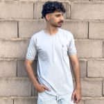 تیشرت نخی یقه گرد طرح POLO - Image 3