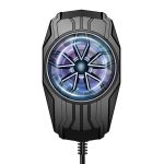 فن خنک کننده موبایل حرفه‌ای F5 برای گیمرها با نور RGB و خنک‌کنندگی سریع