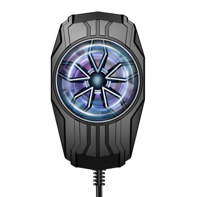 فن خنک کننده موبایل حرفه‌ای F5 برای گیمرها با نور RGB و خنک‌کنندگی سریع